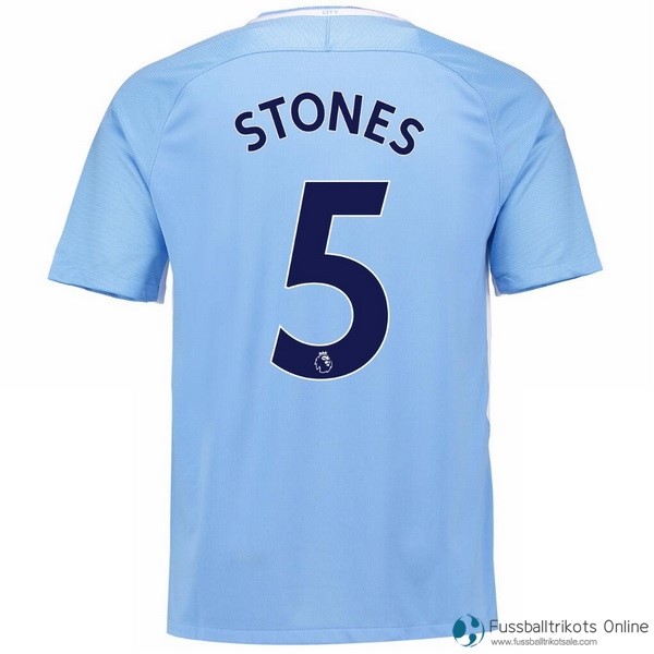 Manchester City Trikot Heim Stones 2017-18 Fussballtrikots Günstig